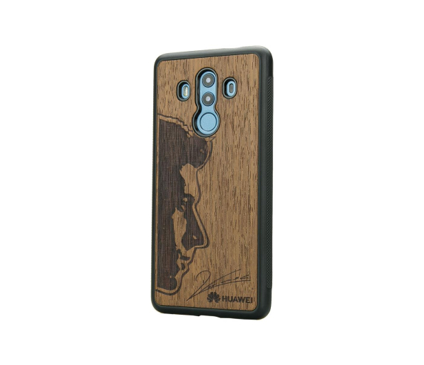 Etui drewniane z wizerunkiem Roberta Leawndowskiego do Huawei MATE 10 Pro - 433288 - zdjęcie